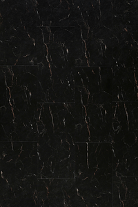 Black Marquina — Artisan Tile installed surface detail