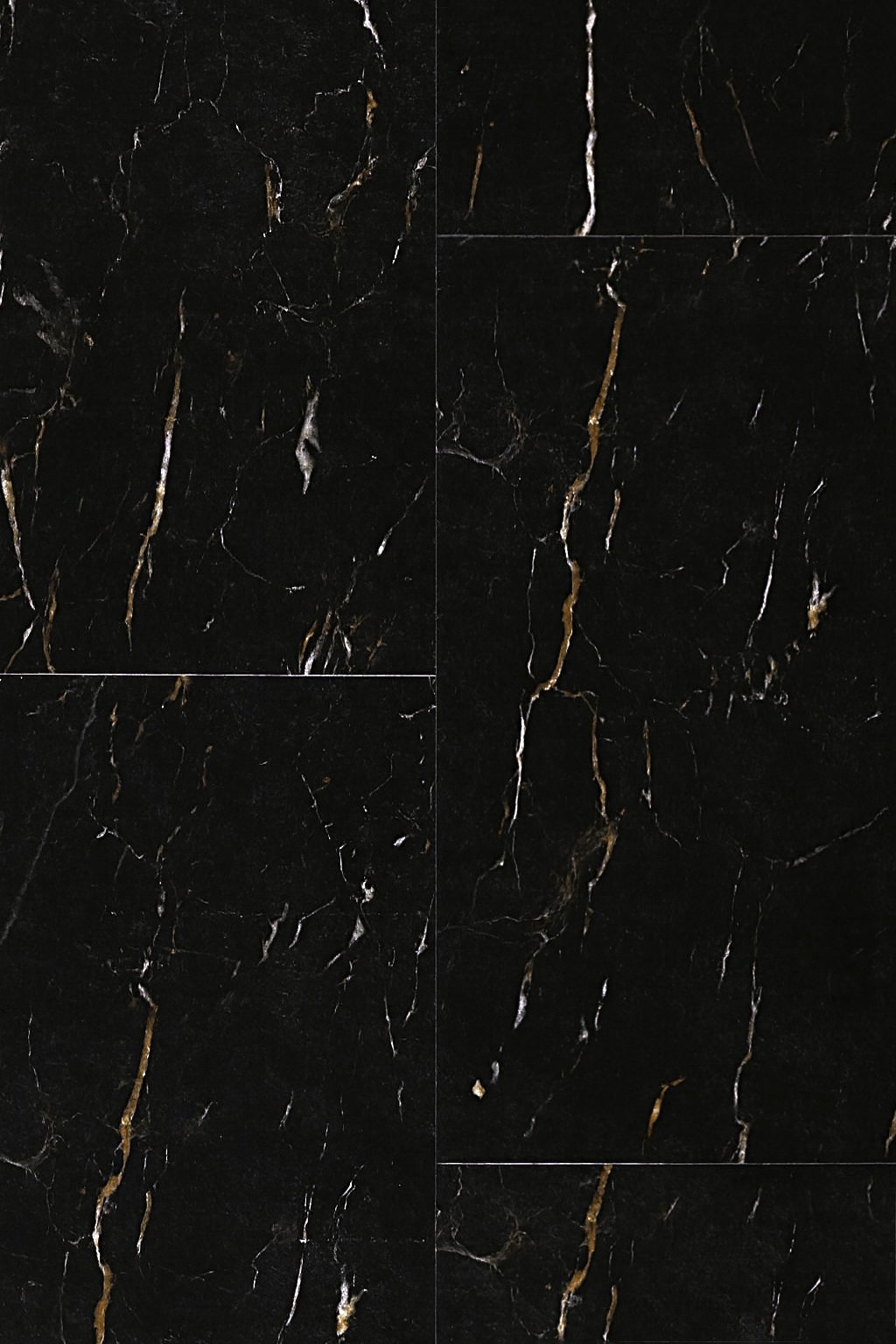 Black Marquina — Artisan Tile hybrid stone-look plank from Topdeck Core