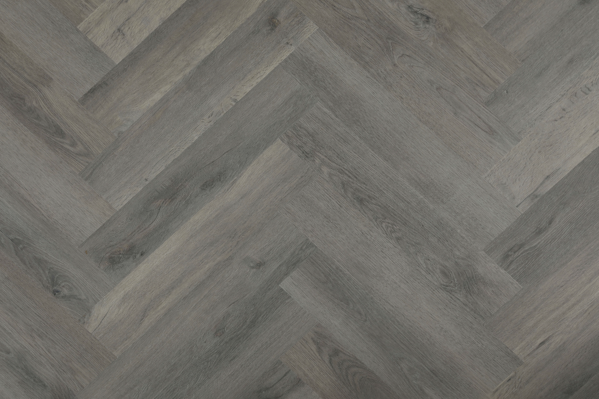 Weathered Grey Oak — Lumière Herringbone hybrid herringbone from Topdeck Core