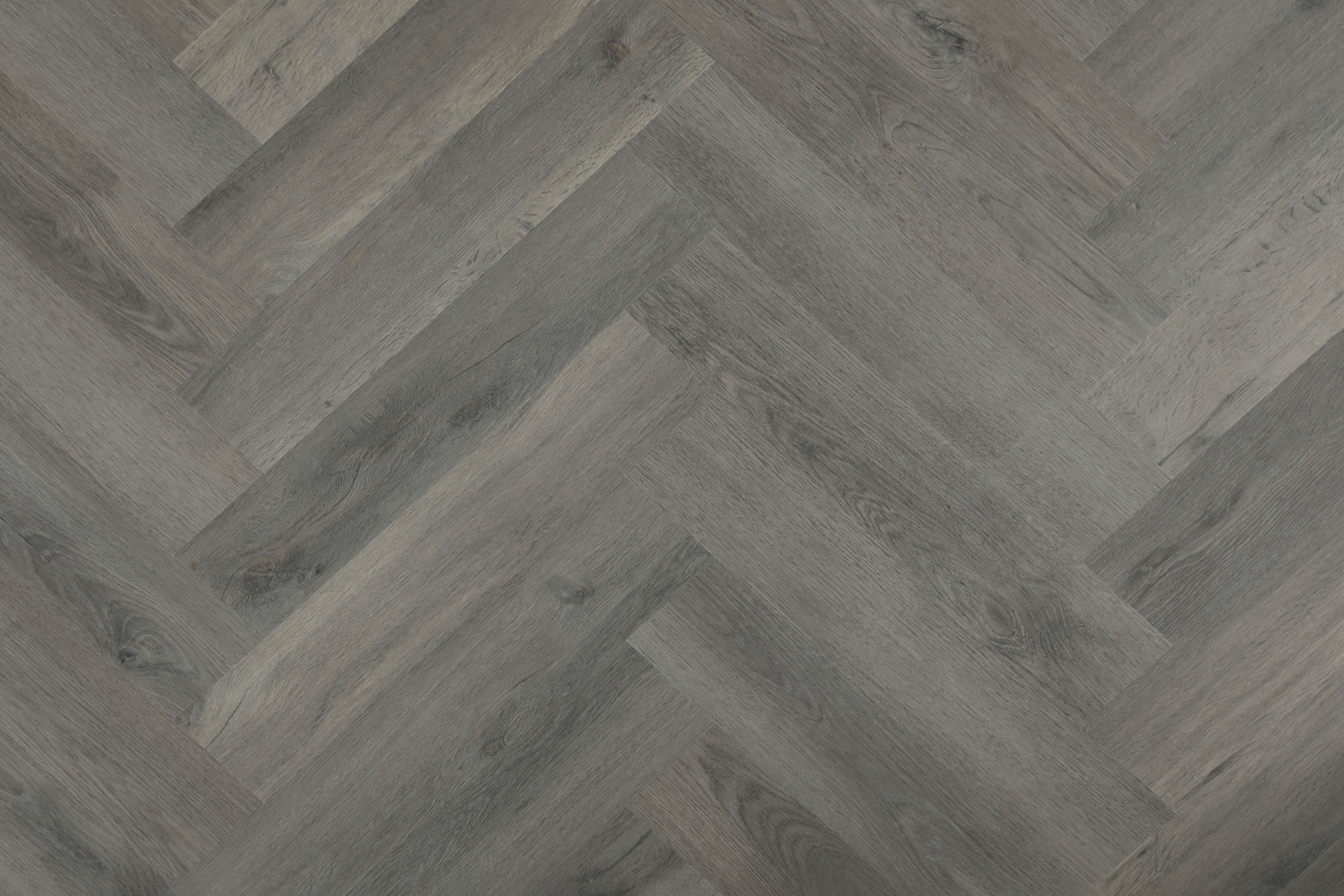 Weathered Grey Oak — Lumière Herringbone hybrid herringbone from Topdeck Core