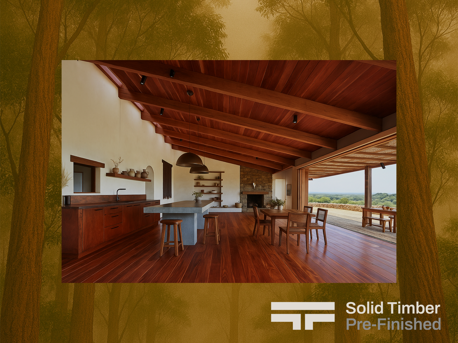 Pre-Finished Solid Timber