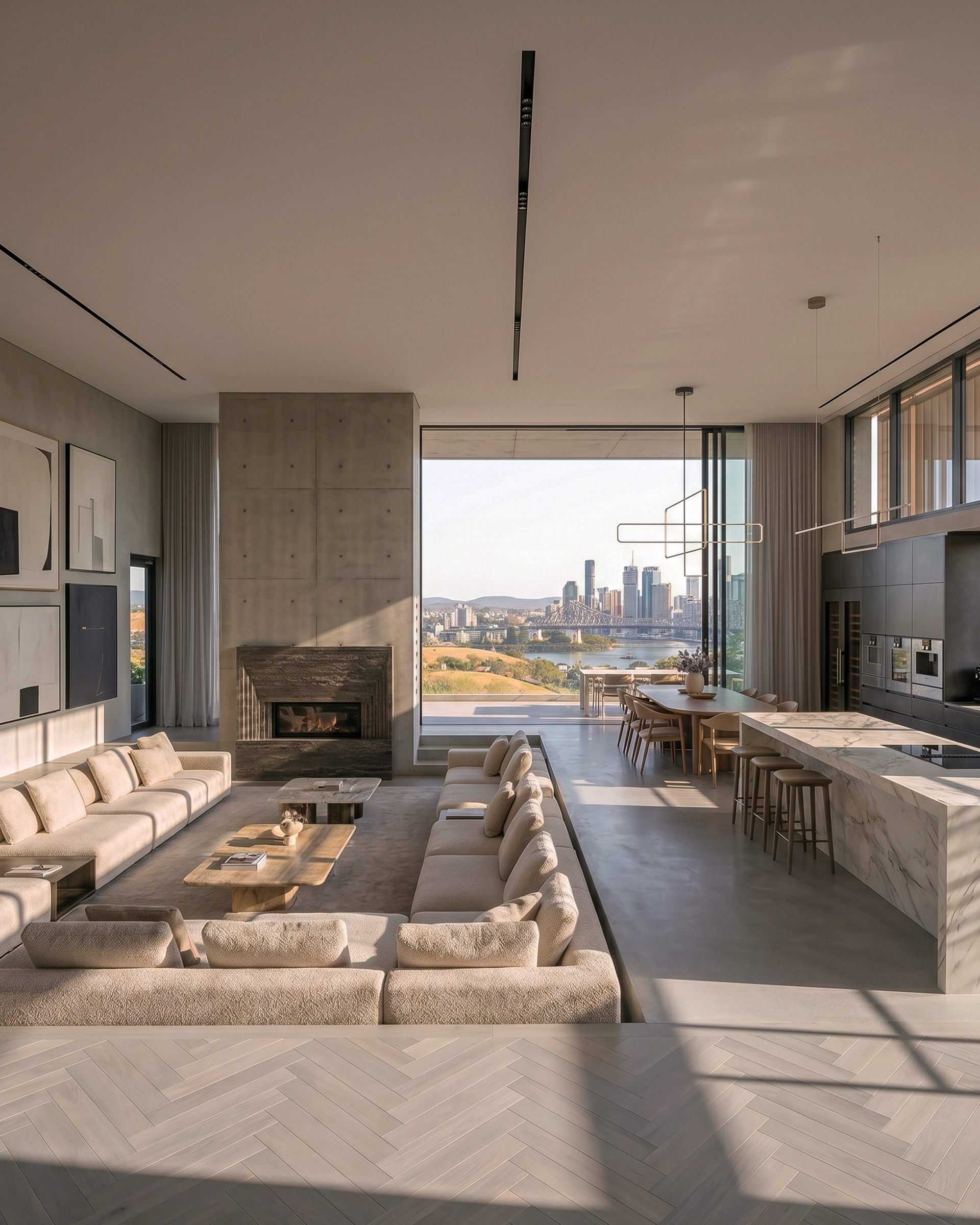 Soft Pale Oak — Herringbone