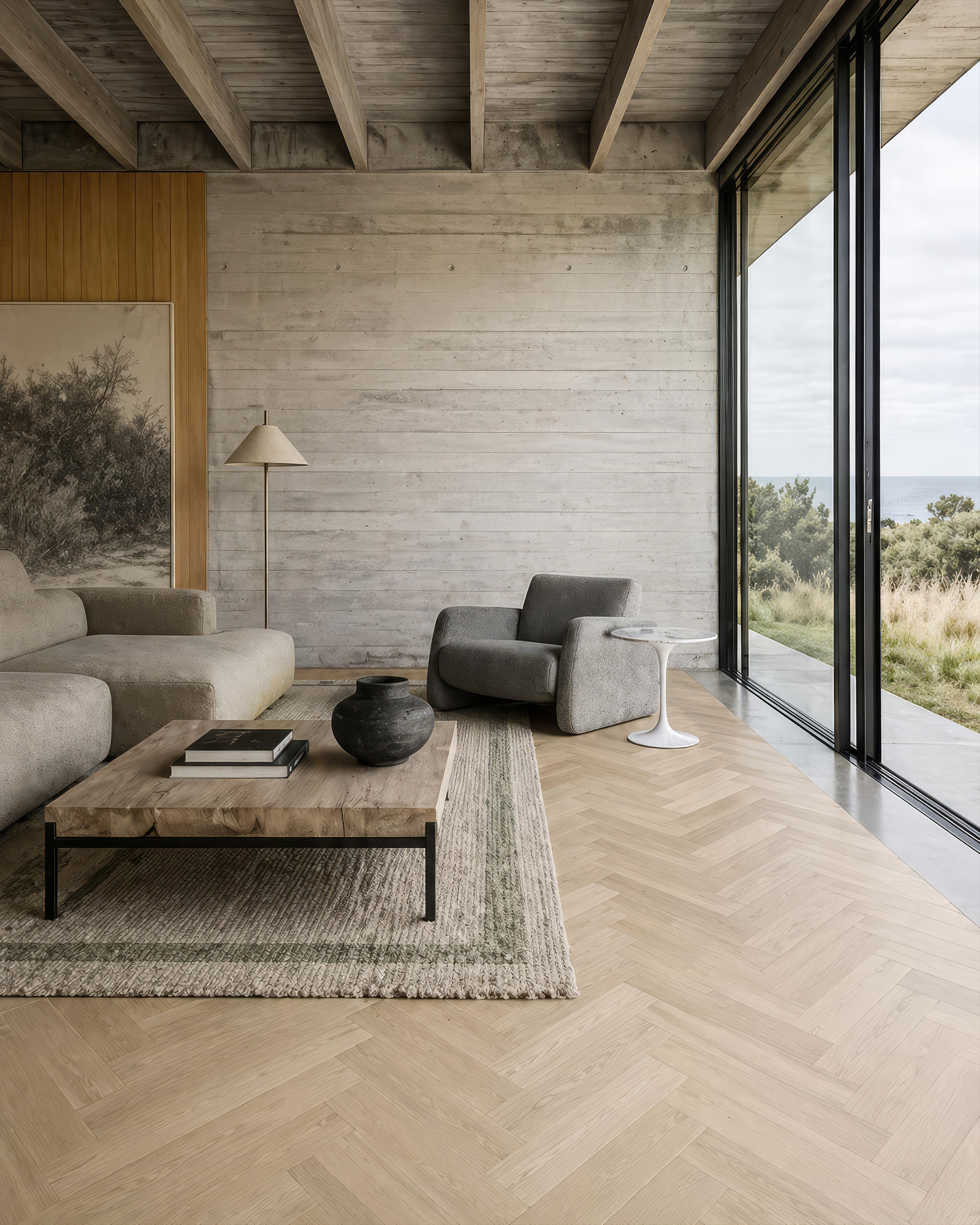Prague Natural — Herringbone